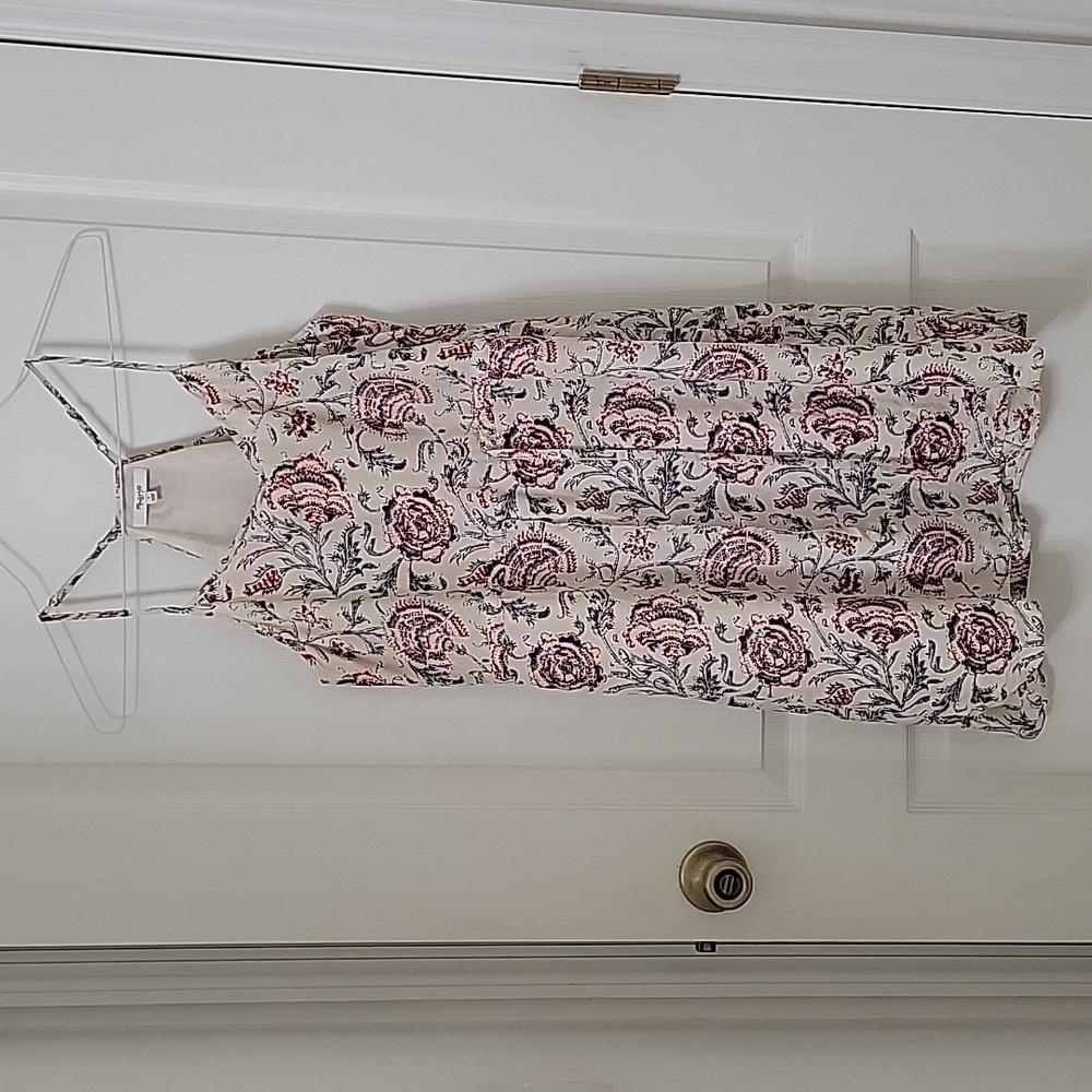 Madewell, Size 2 "Daybreak" 100% Silk Turkish Garden Pattern Sundress. EUC